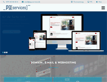Tablet Screenshot of pg-services.de